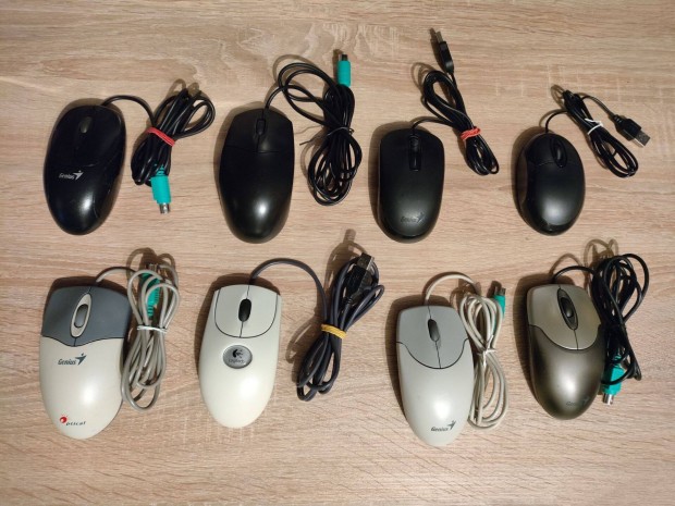 Rgi retro golys egerek optikai egerek ps2 usb porttal