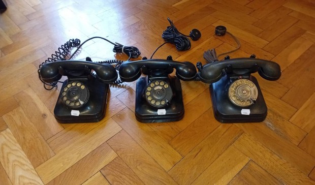 Rgi trcss , vezetkes CB 35 (1935.-1955.) bakelit telefon