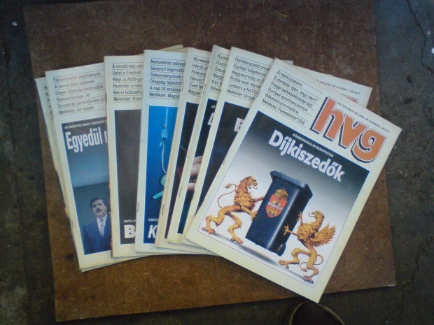 Rgi jsg 1995 - HVG Gazdasgi, politikai magazin 8 darabos cs