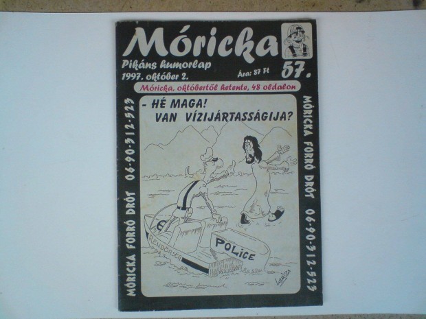 Rgi jsg - Mricka - pikns humorlap (1997.oktber 2.)