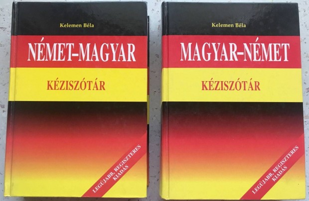 Regiszteres Nmet-Magyar, Magyar-Nmet kzisztr