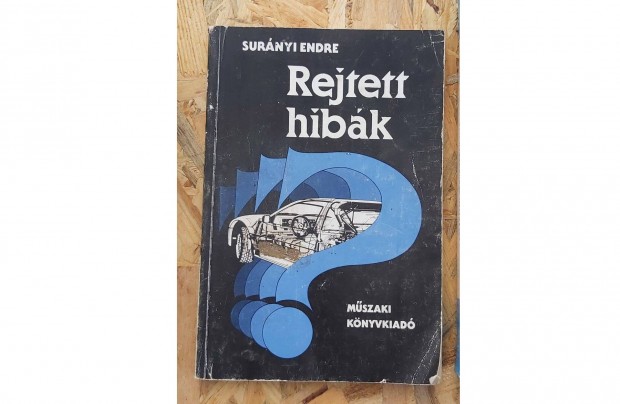 Rejtett hibk szakknyv elad!