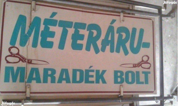 Reklámtábla tartó fém utcai kétoldalas