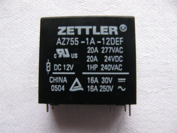 Rel Zettler Az755-1A-12DEF