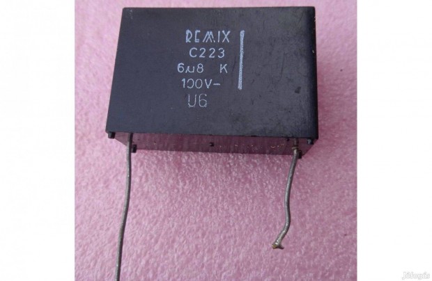 Remix 6,8 uF , 63 V kondenz�tor , C 223 , �j