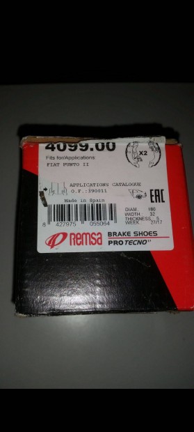 Remsa f�kpofa k�szlet Fiat Puntohoz