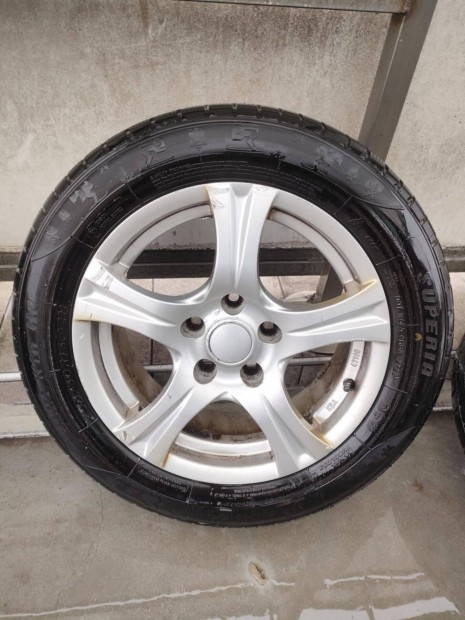 Renault 16 colos alufelni szett Tligumival 5x114,3 ET:38 Agymret66,1