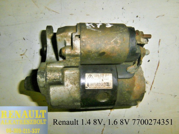 Renault 1.4 8V 1.6 8V 7700274351 nindt motor