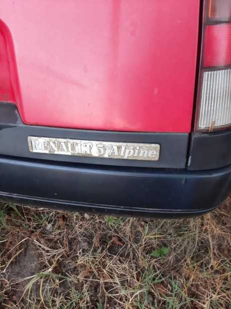 Renault 5 Alpine papírok nélkül eladó