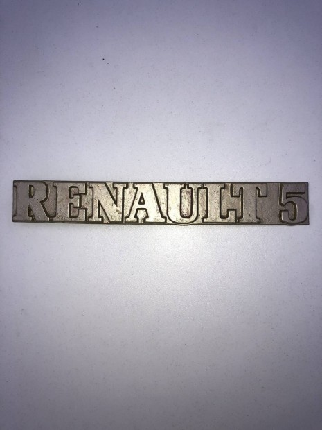 Renault 5 Hts felirat