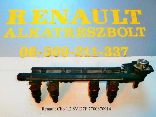 Renault Clio 1.2 8V D7F injektor 7700870914