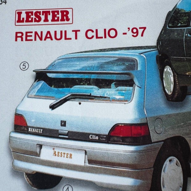 Renault Clio 1 (1990-98) ablakkzp spoiler ,j! Renault Clio spoiler