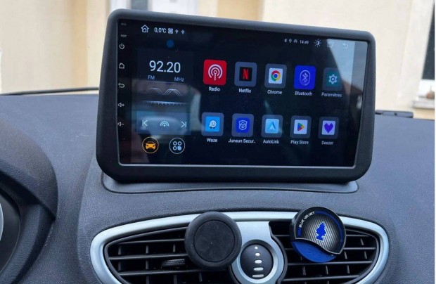 Renault Clio 3 Android Multimédia Navigáció Rádió Fejegység Kijelző