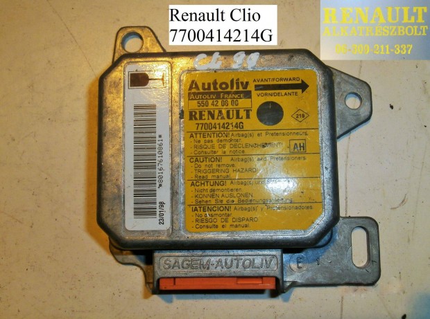 Renault Clio 98 lgzsk indt 7700414214-G