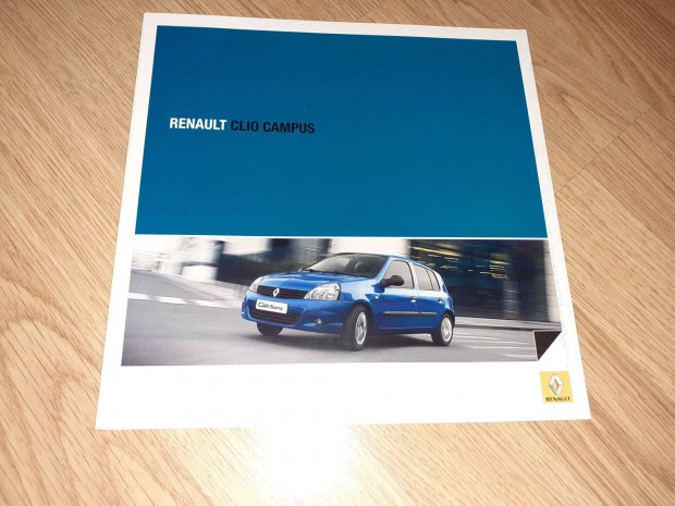Renault Clio Campus prospektus - 2009, magyar nyelv