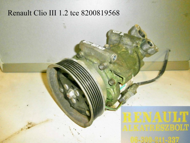 Renault Clio III 1.2 tce 8200819568 klmakompresszor