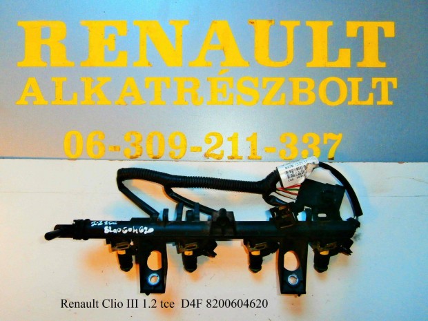 Renault Clio III 1.2 tce D4F injektor 8200604620