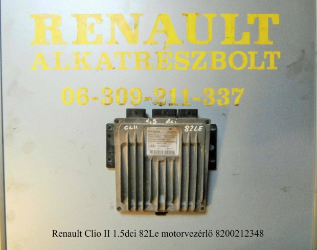 Renault Clio II 1.5dci 82Le motorvezrl 8200212348