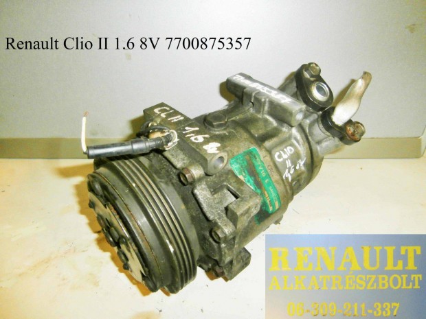 Renault Clio II 1.6 8V 7700875357 klmakompresszor