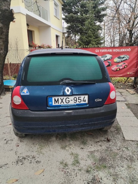 Renault Clio II , 1, 5 dci elad.