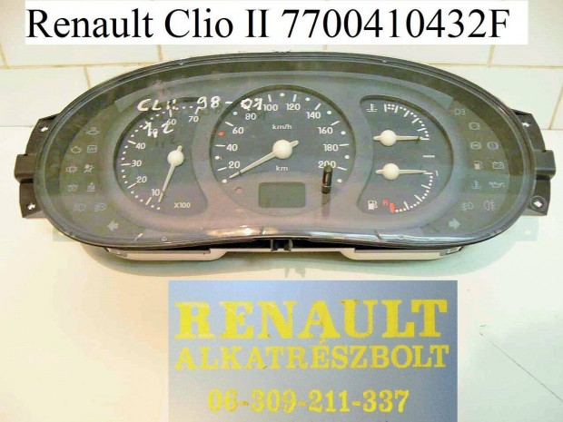 Renault Clio II. mszerfal 7700410432F