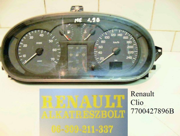 Renault Clio mszerfal 7700427896B