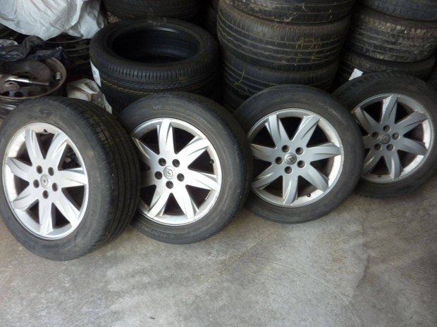 Renault Espace gyári alufelnik Good Year 225/55 R17 nyári gumikkal 4db