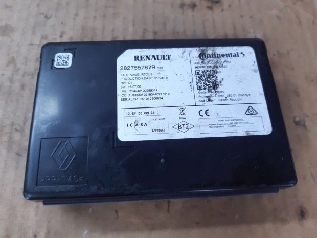 Renault Kadjar Telefon Vezérlő