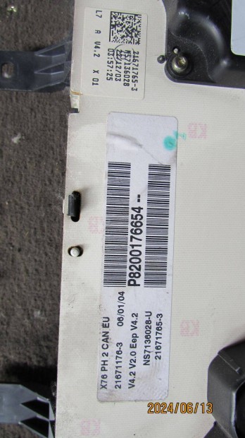 Renault Kangoo II (2003 - 2007) óracsoport P8200176654