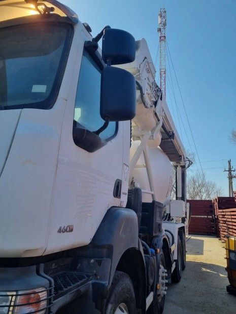 Renault Kerax 460.32 betonmixer Theam T3D15 betonszalag felépírménnyel