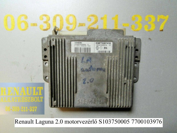 Renault Laguna 2.0 motorvezrl S103750005 7700103976