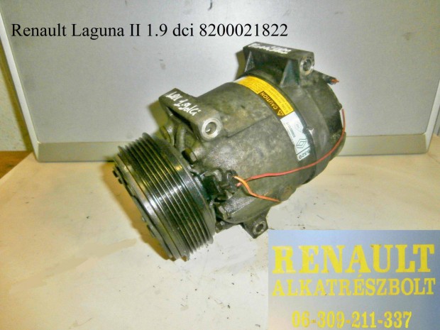 Renault Laguna II 1.9 dci 8200021822 klmakompresszor