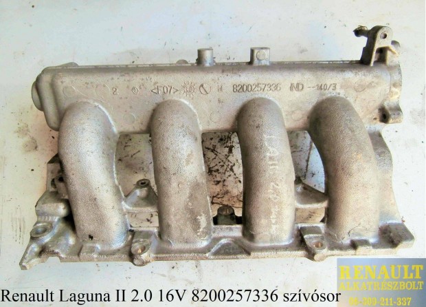 Renault Laguna II 2.0 16V 8200257336 szvsor