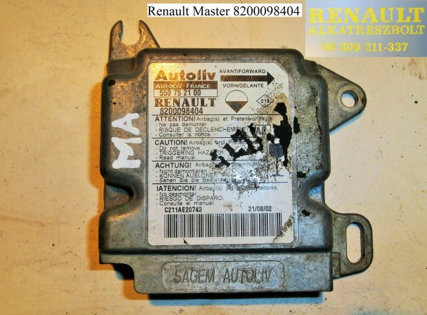 Renault Master lgzsk indt 8200098404