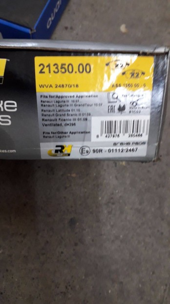 Renault Megane Clio fékbetét garnitura