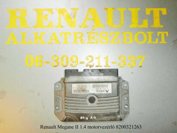 Renault Megane II 1.4 motorvezrl 8200321263