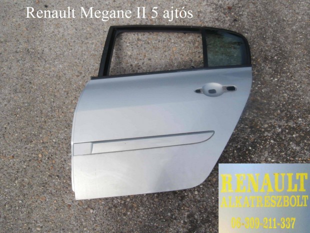Renault Megane II 5 ajts bal hts ajt