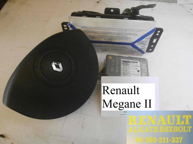 Renault Megane II. komplett lgzsk szett