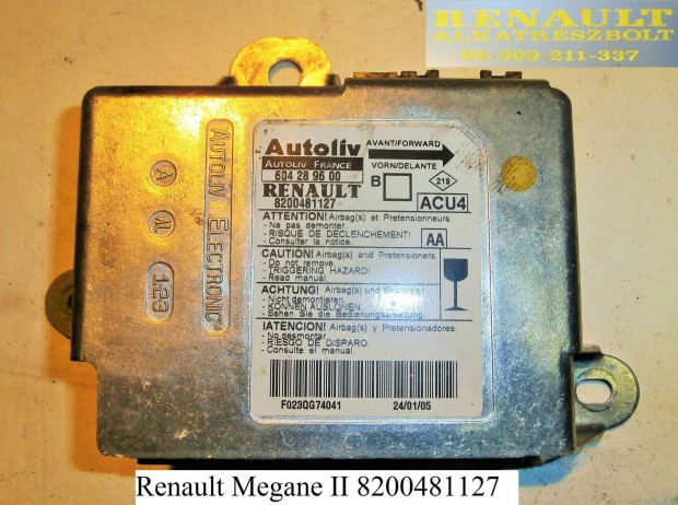 Renault Megane II. lgzsk indt 8200481127