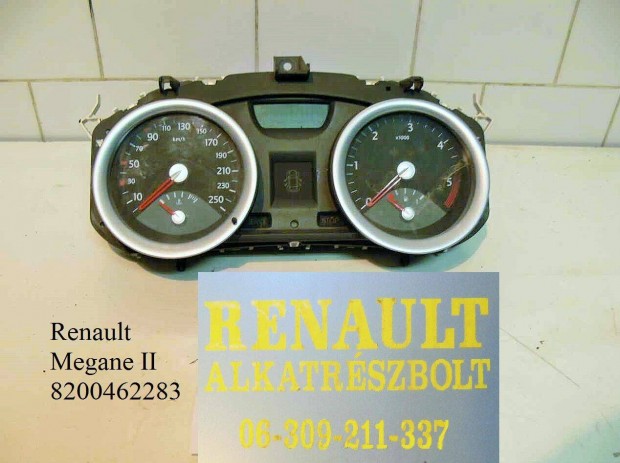 Renault Megane II. mszerfal 8200462283