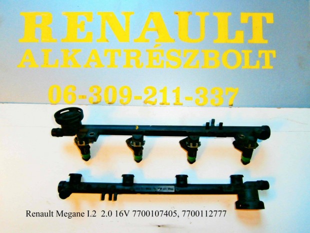 Renault Megane I/2 2.0 16V 7700107405, 7700112777 injektor, injektor