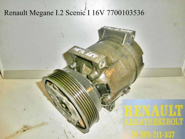 Renault Megane I/2 Scenic I 16V 7700103536 klmakompresszor