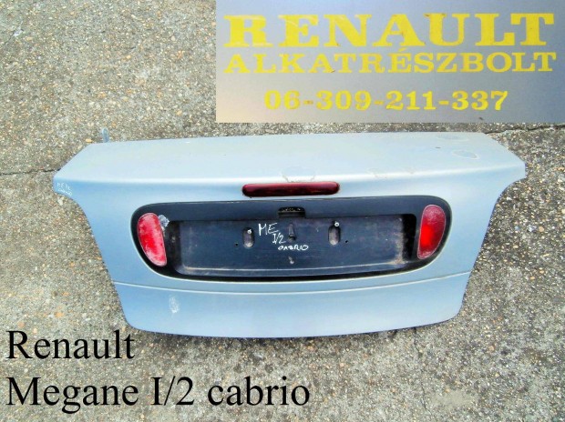 Renault Megane I/2 cabrio csomagtr ajt