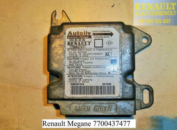 Renault Megane I. lgzsk indt 7700437477