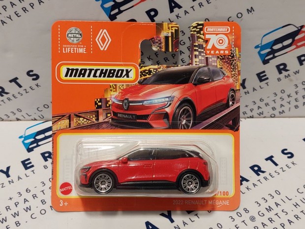 Renault Mgane Megane (2022) - 100/100 - bliszteres -  Matchbox - 1:6