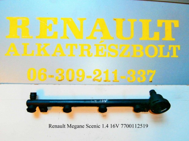 Renault Megane Scenic 1.4 16V 7700112519 injektor hd
