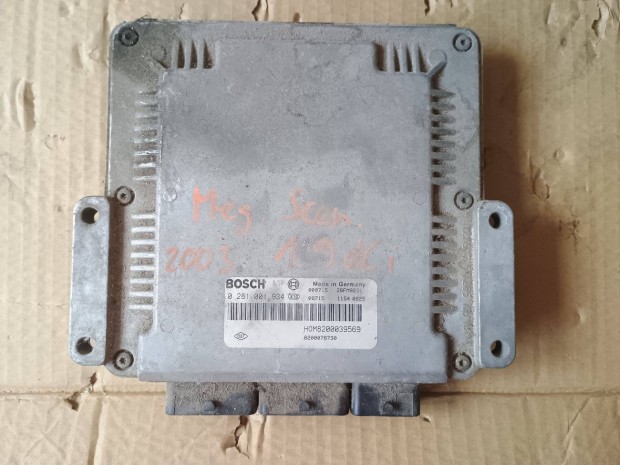 Renault Megane Scenic 1.9 diesel motorvezrl 0281001934