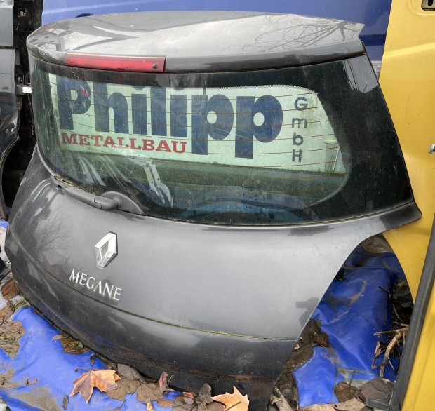 Renault Megane csomagtér ajtó + üveg, ablaktörlő, zár