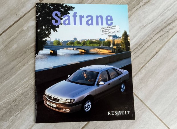 Renault Safrane (1998) prospektus, katalgus!
