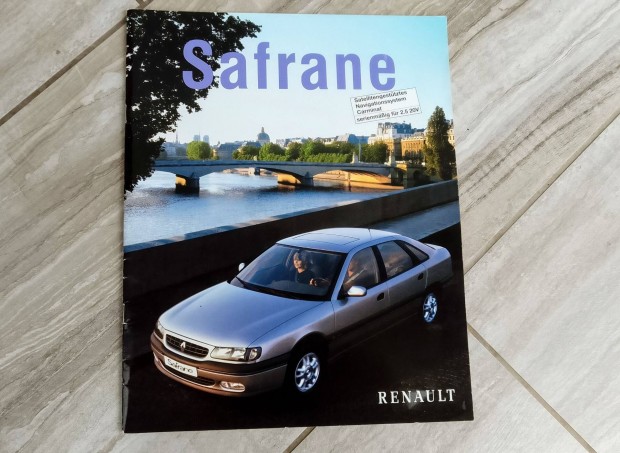 Renault Safrane (1998) prospektus, katalgus.